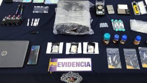 PDI desbarata laboratorio clandestino de “DMT” y detiene a profesional que la vendía a través de redes sociales