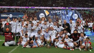 Erick Pulgar se consagra junto al Flamengo como campeones del Torneo Carioca tras superar al Nova Iguaçu