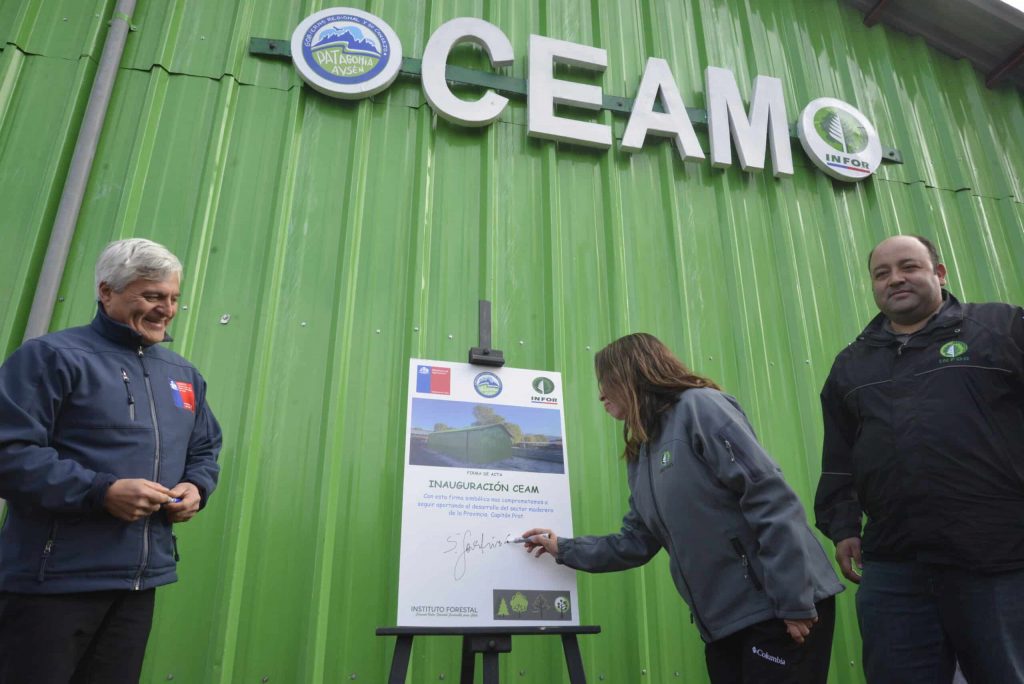 Cochrane: Inauguran primer Centro de Elaboración, Almacenamiento y Acopio de Maderas de la Patagonia