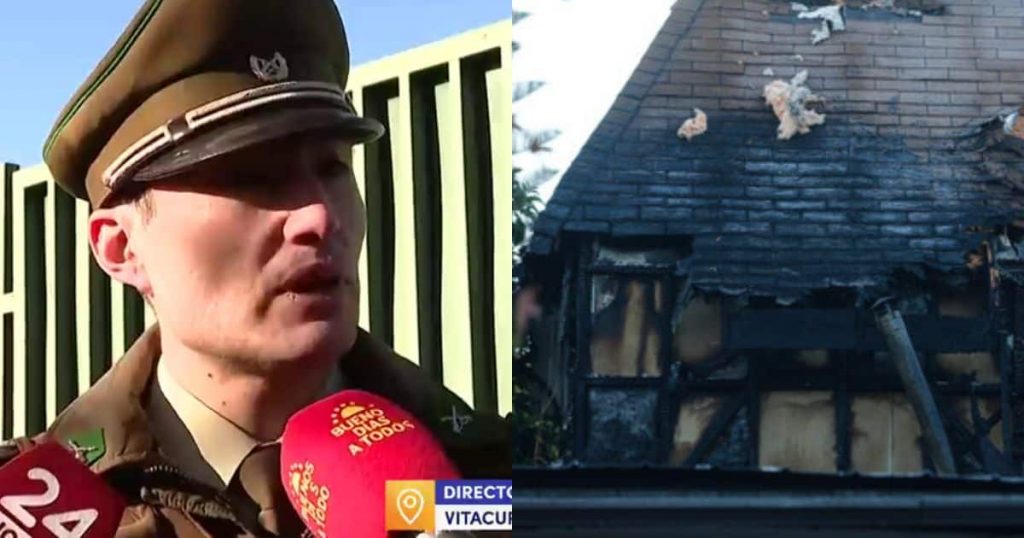 Carabineros entrega detalles de investigación por trágico incendio en casa de Mariana Derderián