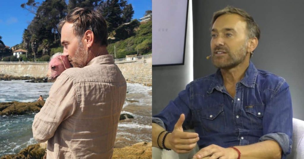 Jordi Castell repasó su nuevo estilo de vida: “Mis animales son los muros con los que construyo paz”