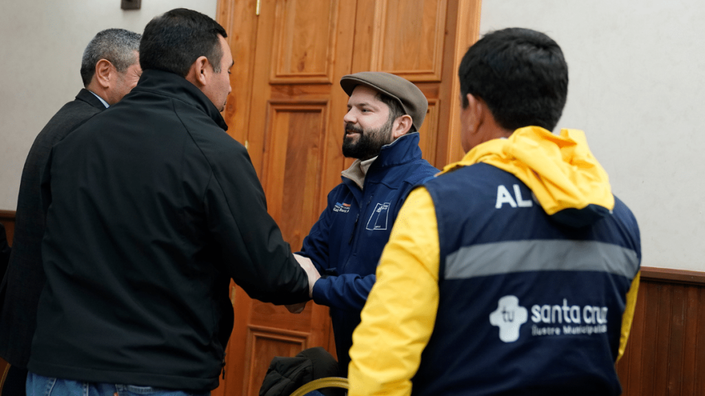 Este martes, el Presidente Gabriel Boric llegó hasta la comuna de Peralillo para dar inicio a una gira por la región de O'Higgins.