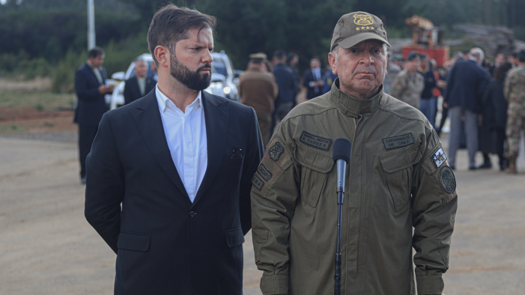 Presidente Gabriel Boric por detención de Carabineros.