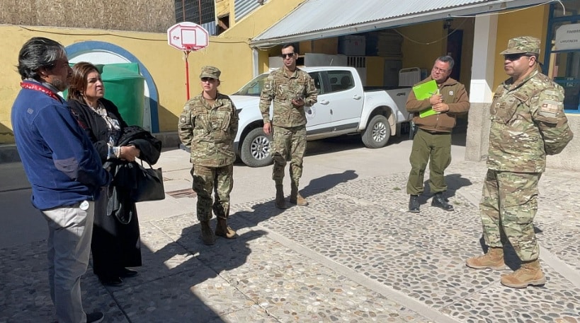 Ministra en visita del caso Conscriptos pidió que la Justicia Militar investigue la causa
