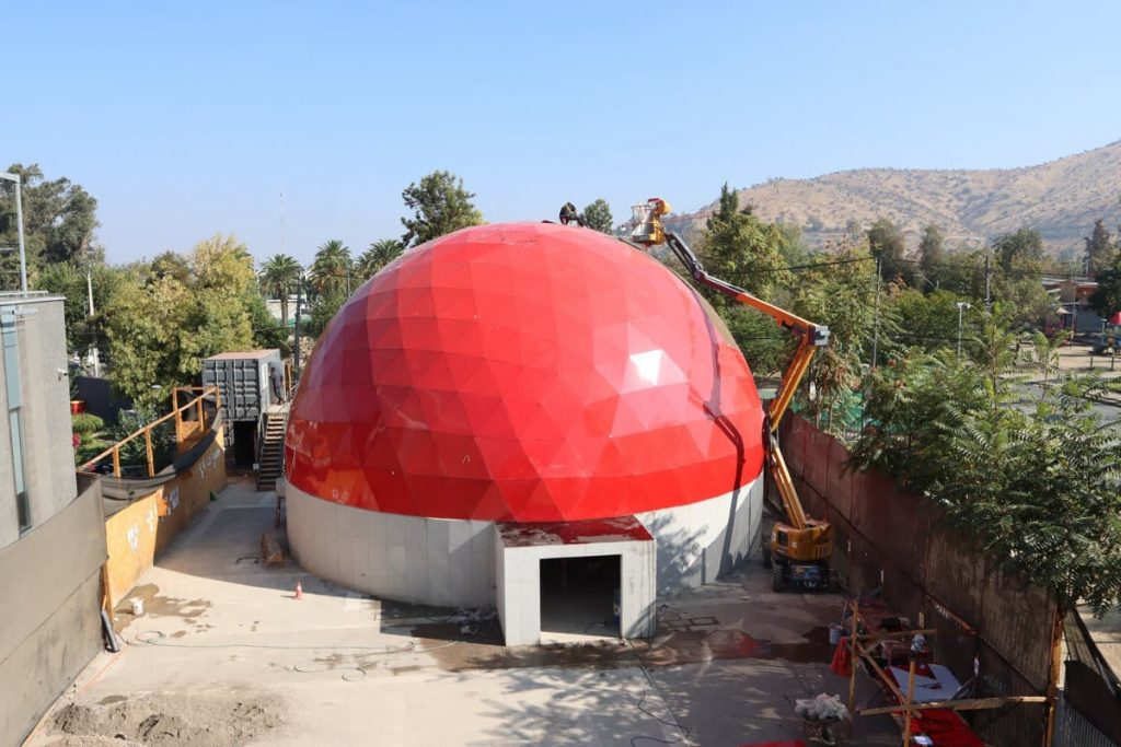 Obras del Planetario de Huechuraba presentan avance del 52%