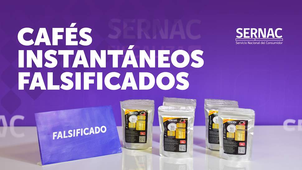 SERNAC alertó comercialización de falsificaciones de Nescafé