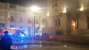 Reportan incendio estructural en Palacio de los Tribunales: Bomberos está trabajando en el lugar