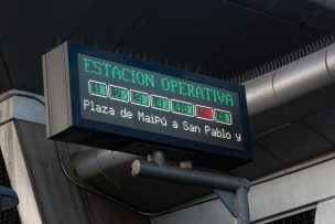 Metro informa suspensión de servicio en Línea 5 entre Plaza de Maipú y Barrancas