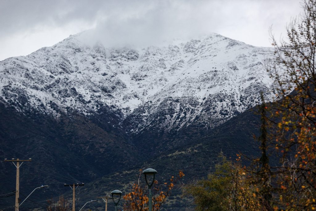 Cordillera de Los Andes Cordillera de Los Andes este viernes 14 de junio.