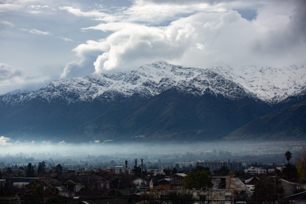 Cordillera de Los Andes Cordillera de Los Andes este viernes 14 de junio.
