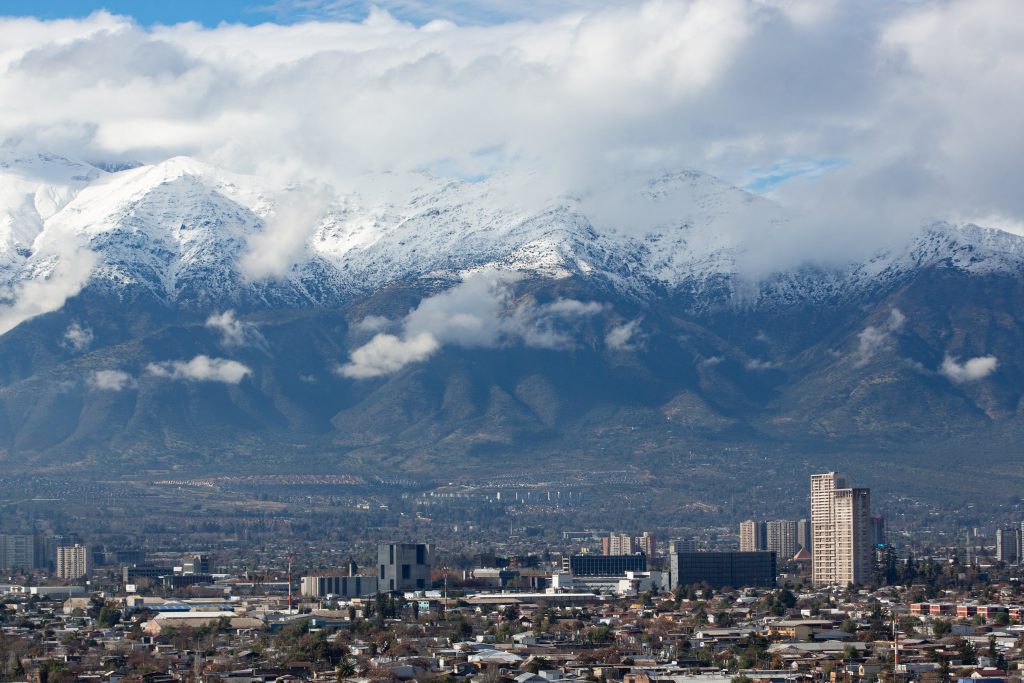 Cordillera de Los Andes Cordillera de Los Andes este viernes 14 de junio.