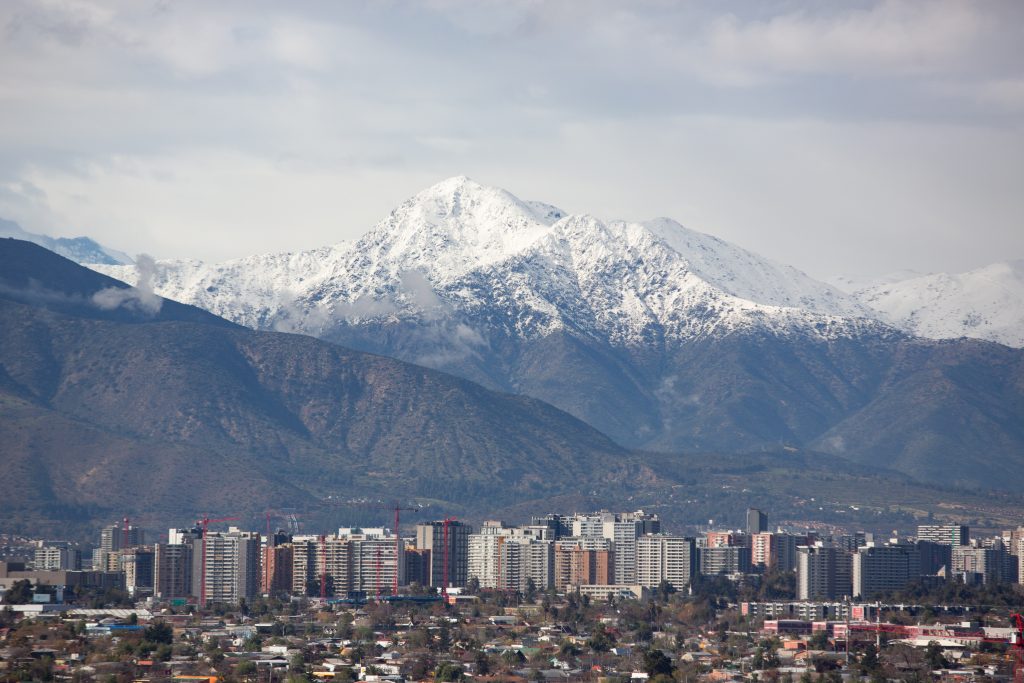 Cordillera de Los Andes Cordillera de Los Andes, este viernes 14 de junio.