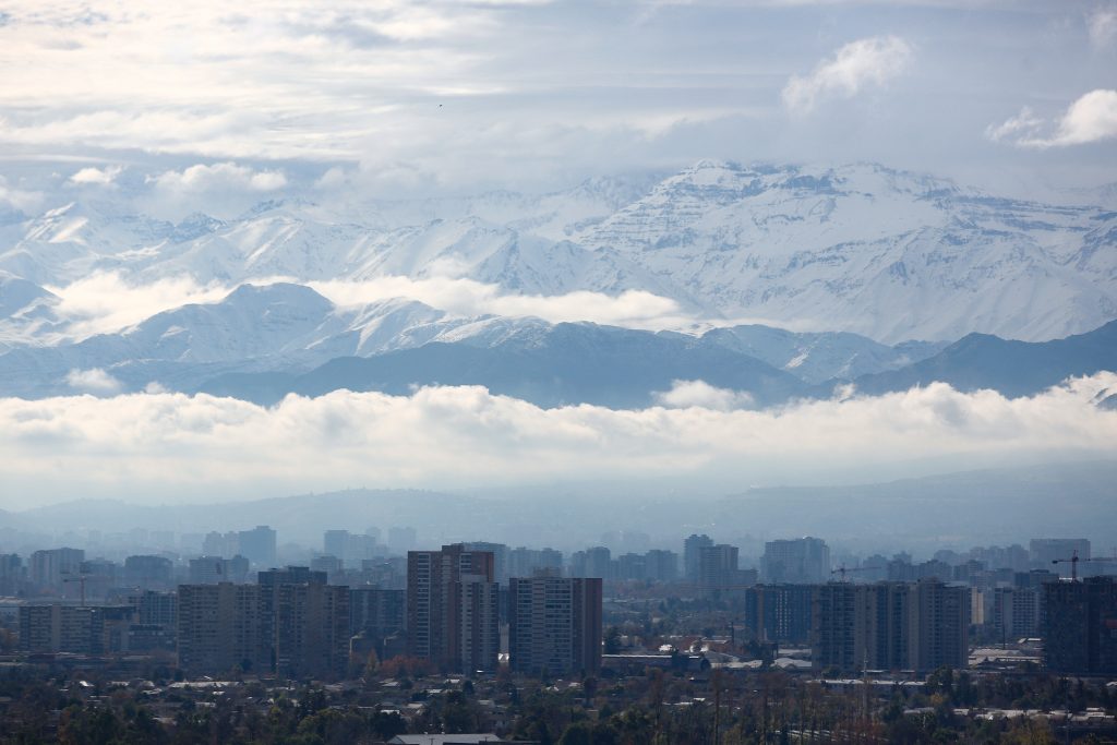 Cordillera de Los Andes Cordillera de Los Andes este viernes 14 de junio.