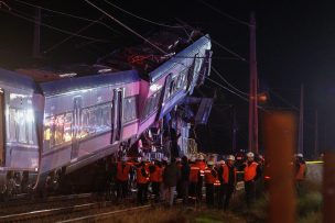 Cámara de seguridad registró colisión frontal de trenes