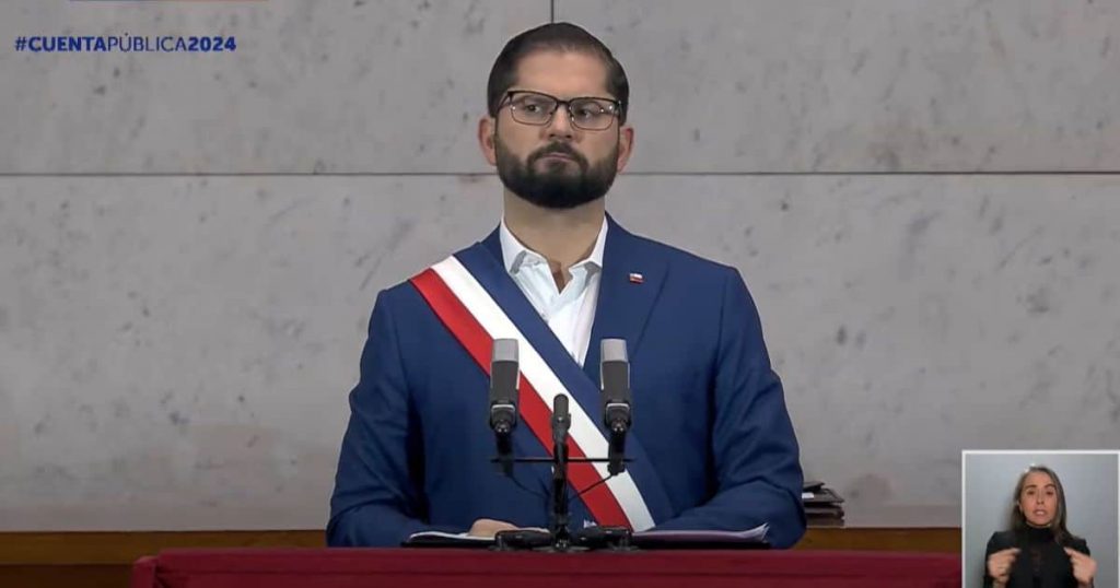 Cuenta Pública 2024: Presidente Boric anuncia mejores en transporte público y proyectos de conectividad