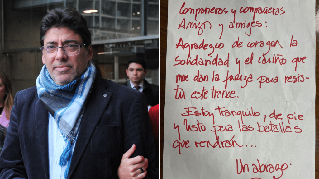 Daniel Jadue desde Capitán Yáber: “Estoy tranquilo, de pie y listo para las batallas que vendrán”