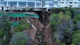 Declaran inhabitable edificio Euromarina II que fue afectado por socavón en Reñaca