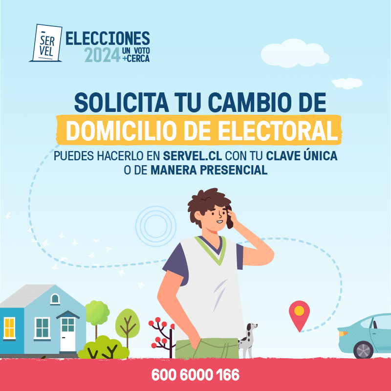 El cambio de domicilio electoral se podrá realizar hasta las 23:59 horas de este sábado.