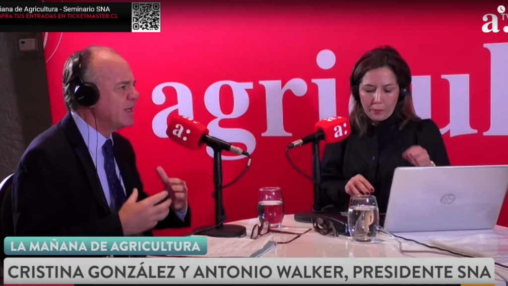 SNA Presidente de la Sociedad Nacional de Agricultura (SNA), Antonio Walker.
