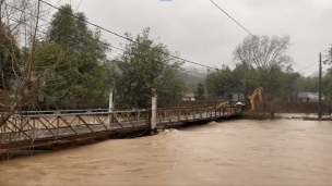 Región del Biobío: Solicitan evacuar sector de Santa Rita en Concepción por desborde de río Andalién