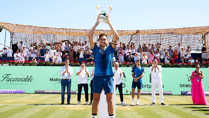 ¡Histórico! Alejandro Tabilo se convirtió en el primer chileno en conseguir un título ATP en césped