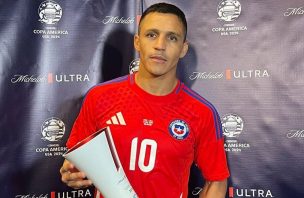 Alexis Sánchez es escogido la figura del partido entre La Roja y Perú