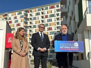 Gobierno anuncia aumento de precio máximo de vivienda de Subsidio para Sectores Medios: Podrán comprar viviendas de hasta 3.000 UF