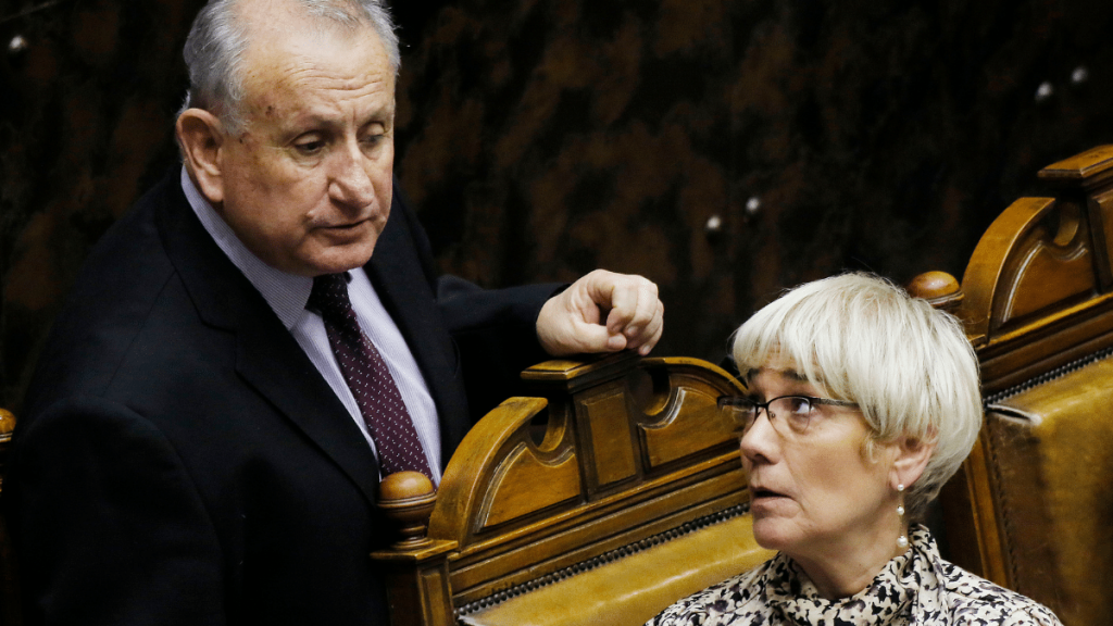 UDI Senadores de la UDI José Miguel Durana y Luz Ebensperger. - Agencia Uno.
