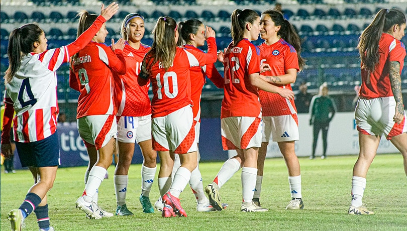 La Roja femenina le propina una goleada a Paraguay