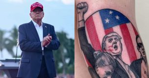 Más allá de la política: El atentado a Donald Trump se vuelve tendencia en los estudios de tatuajes