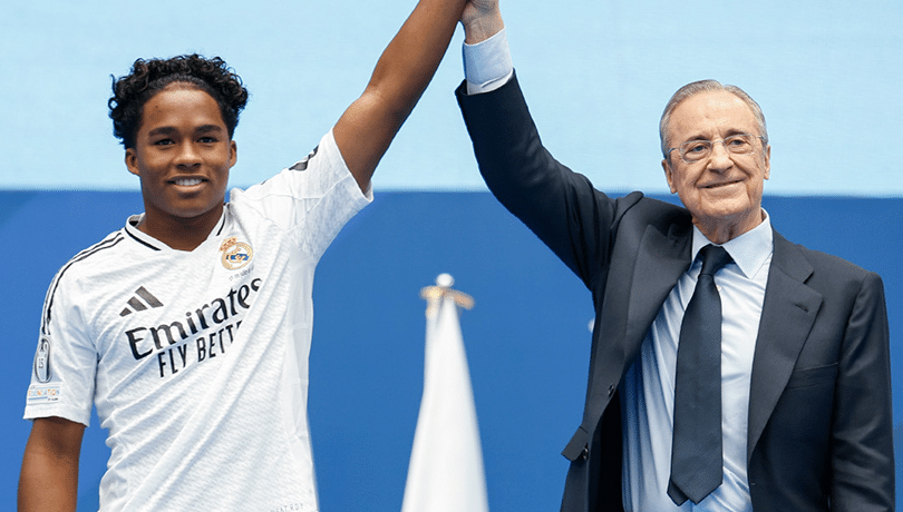 La emoción de Endrick durante su presentación en Real Madrid: “No me esperaba esto”