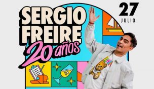 Sergio Freire celebrará sus 20 años de comedia en el Teatro Caupolicán