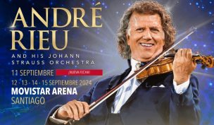 ¡Histórico! André Rieu agenda quinto concierto en Chile