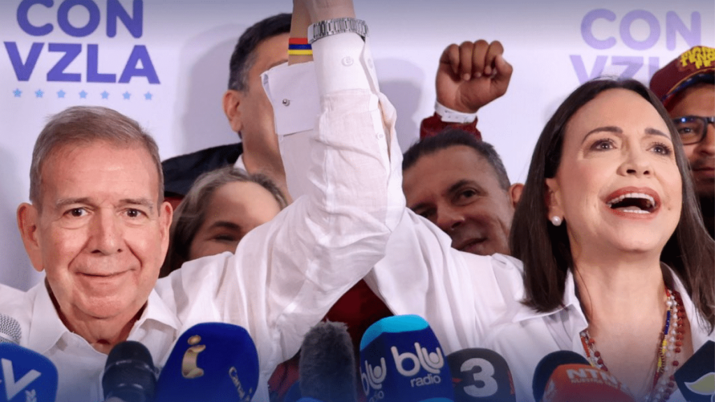 María Corina Machado aseguró que Edmundo González obtuvo el 73,2% de los votos: “Tenemos cómo probar la verdad”