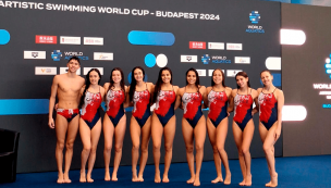 Team Chile roza el podio en el Mundial de natación en Budapest