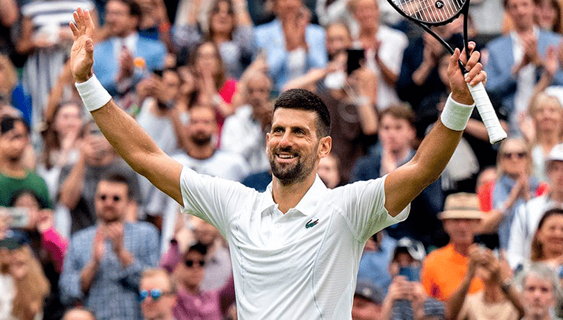 Djokovic sigue con vida en Wimbledon y va tras varios récords