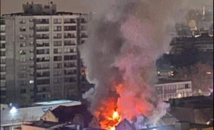 Incendio de gran magnitud afectó a inmueble en Providencia