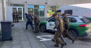 Lota: Carabineros detuvo a 4 sujetos por robo con violencia en Caja de Compensación