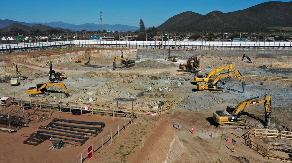 Avance de la construcción del nuevo Hospital de Coquimbo