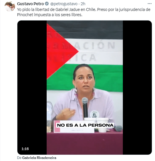 Petro pidió la libertad de Jadue