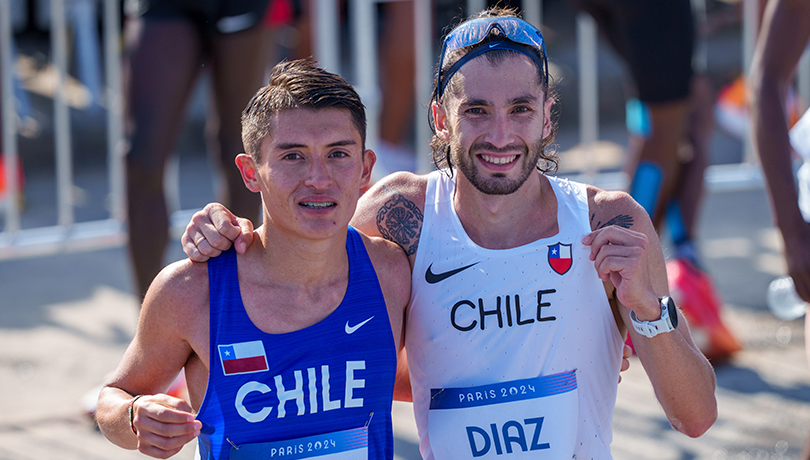 Catrileo y Díaz brillaron como los mejores latinoamericanos en el Maratón de París 2024