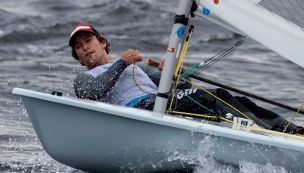 Clemente Seguel tuvo un auspicioso debut en la vela de París 2024