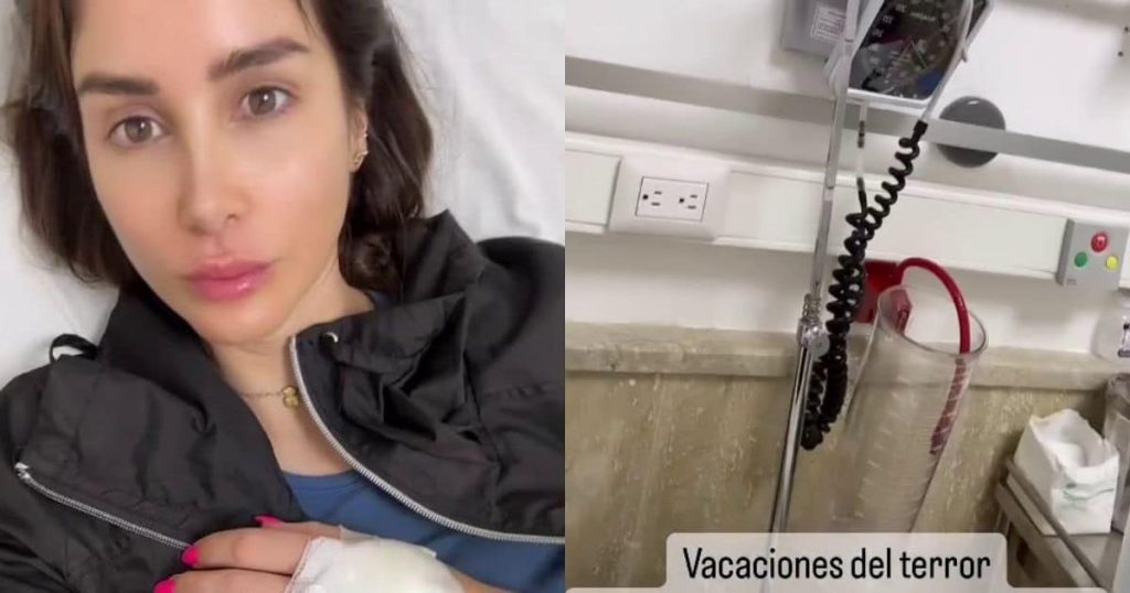 Fran Undurraga termina en urgencias durante sus vacaciones tras delicado problema médico