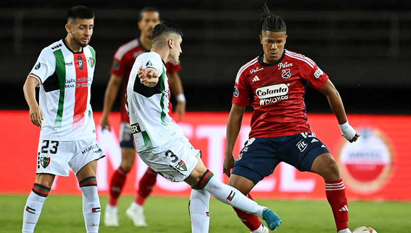 Un irreconocible Palestino cae goleado ante el DIM y queda eliminado de Copa Sudamericana