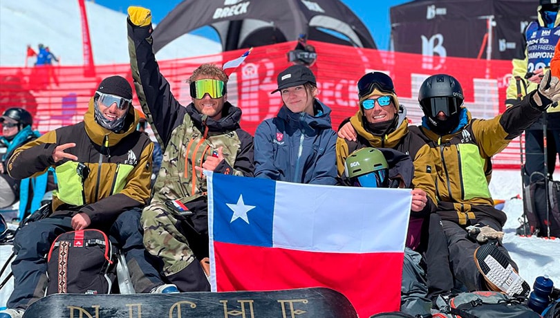 En sus Marcas: Dominga Araya y su creciente carrera en el snowboard freeride