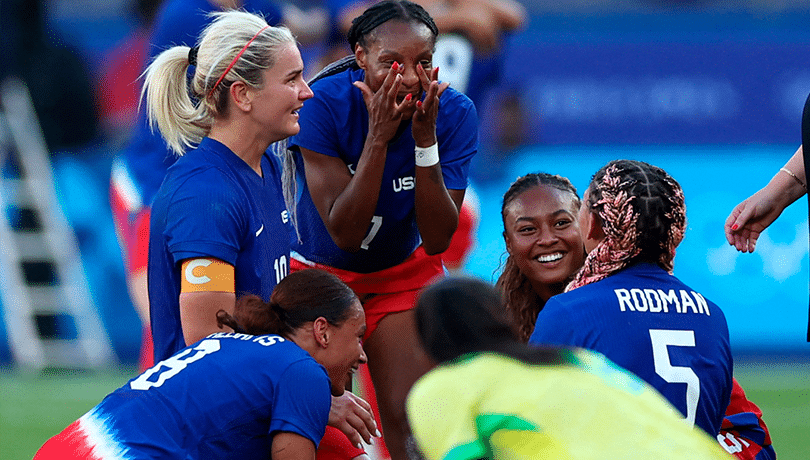 Estados Unidos vence a Brasil y conquista el oro en el fútbol femenino de París 2024