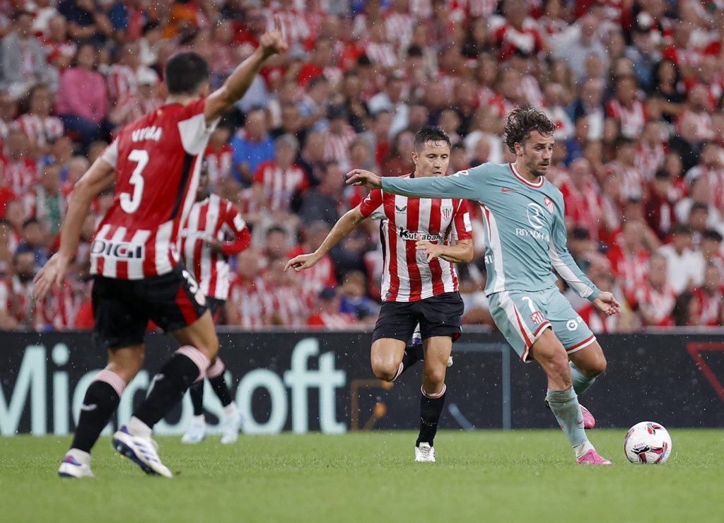 Sobre la hora: Atlético de Madrid logra un agónico triunfo en su visita al Athletic de Bilbao