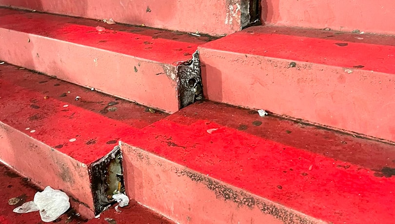 Tribuna del estadio de Independiente se desplaza por los movimientos de los hinchas