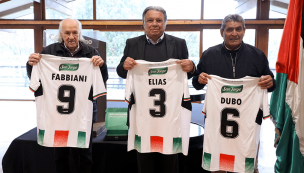 El homenaje de Palestino a Figueroa, Fabbiani y Dubó en su aniversario 104°