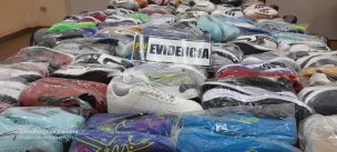 PDI incauta más de 300 pares de zapatillas falsificadas en Arica